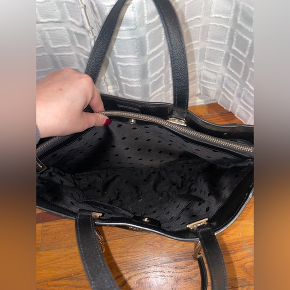Kate Spade Black Leather Tote Bag - Picture 5 of 6
